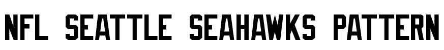 NFL Seattle Seahawks Pattern
