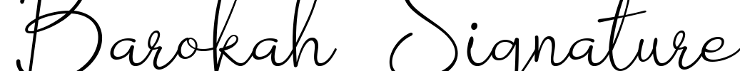 Barokah Signature