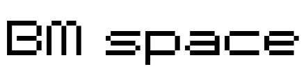 BM space Font Image