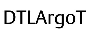 DTLArgoT Font Image