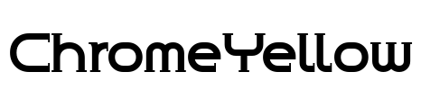 ChromeYellow Font Image
