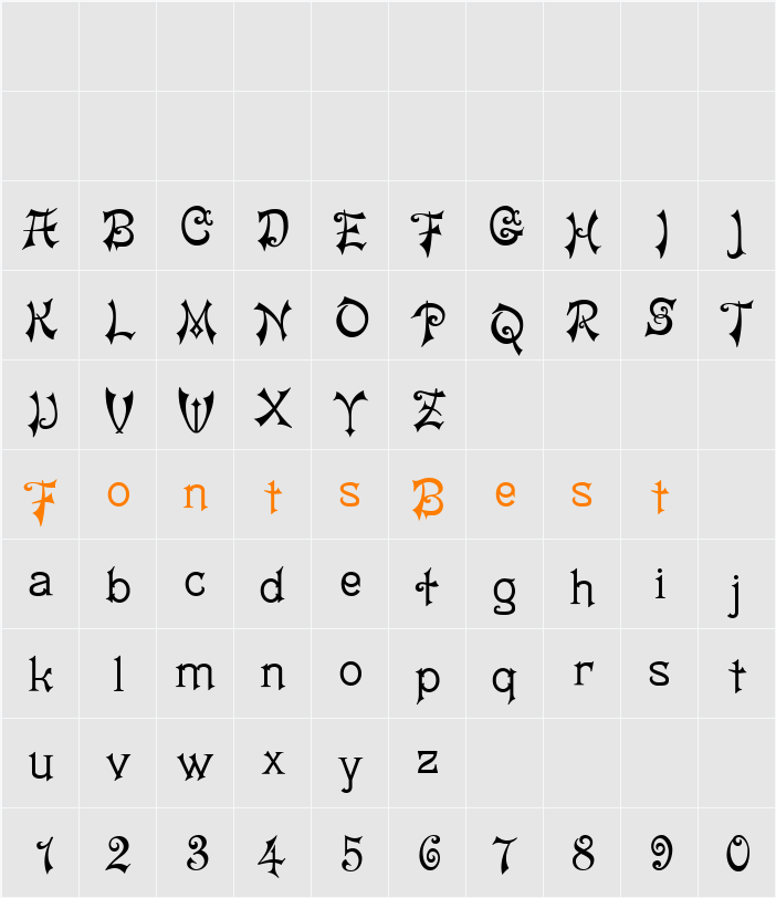 Matilda Character Map