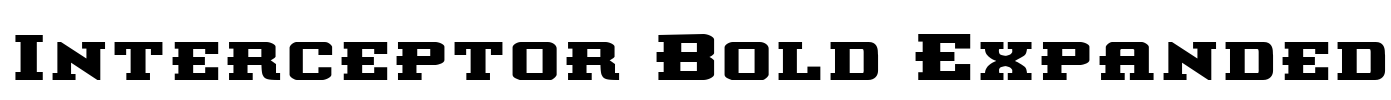 Interceptor Bold Expanded