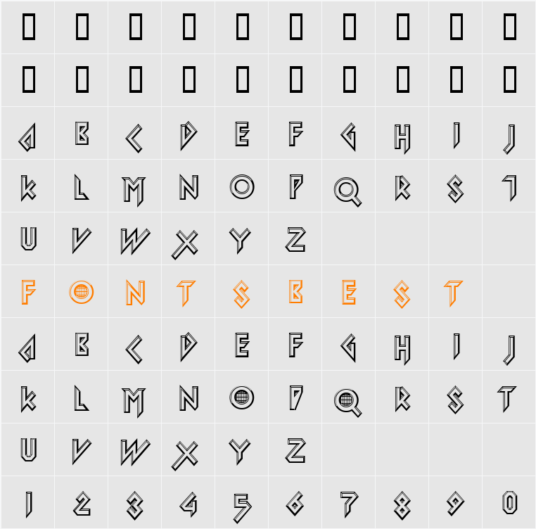 JI-Limper Character Map