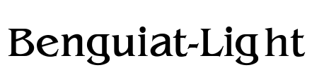 Benguiat-Light Font Image