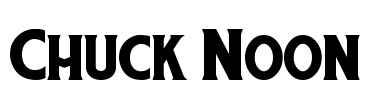 Chuck Noon Font Image