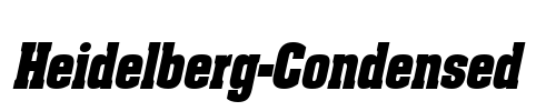 Heidelberg-Condensed Font Image