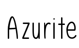 Azurite Font Image