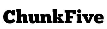 ChunkFive Font Image