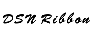 DSN Ribbon Font Image