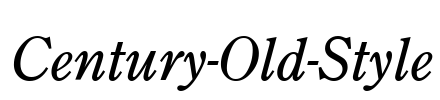 Century-Old-Style