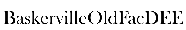 BaskervilleOldFacDEE Font Image