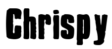Chrispy Font Image