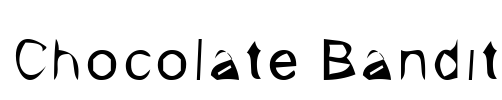 Chocolate Bandit Font Image