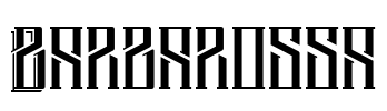 Barbarossa Font Image