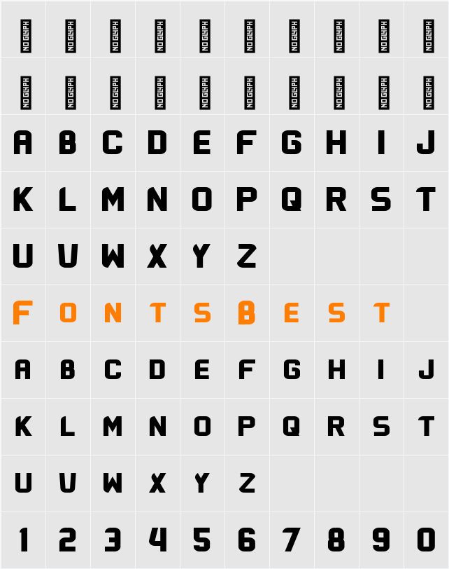 Flatwheat Character Map