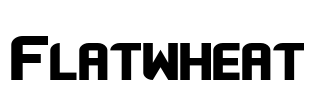 Flatwheat Font Image