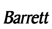 Barrett Font Image