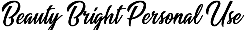 Beauty Bright Personal Use