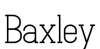 Baxley Font Image