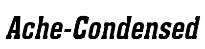 Ache-Condensed