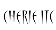 Cherie ITC Font Image