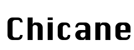 Chicane Font Image