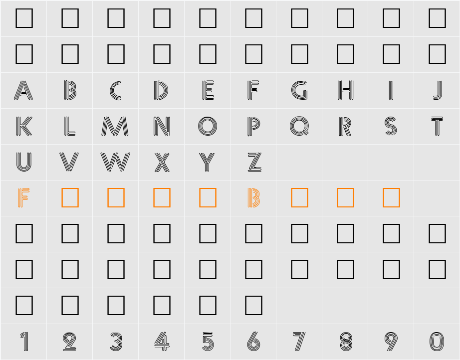 NearSighted Character Map