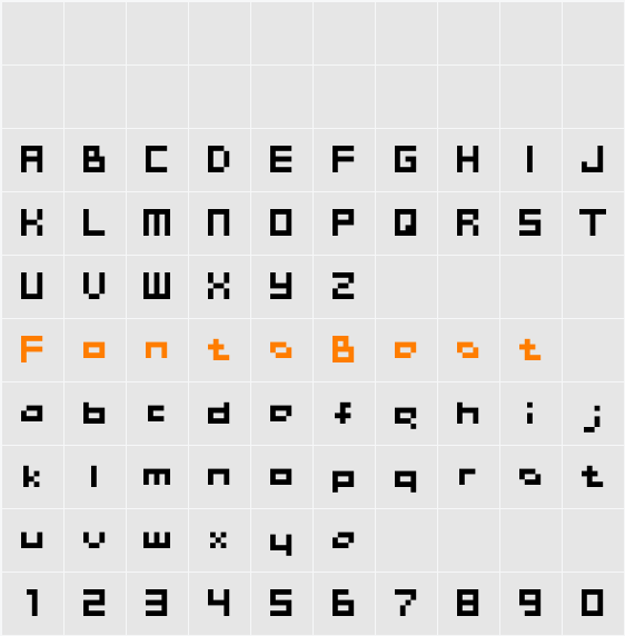 Chainreact Block Boxter Character Map
