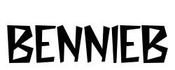 BENNIEB Font Image