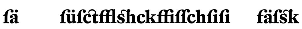 DTL Fleischmann T Alt Font Image