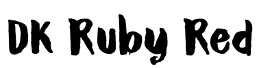 DK Ruby Red Font Image