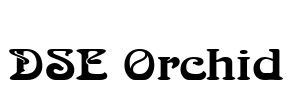 DSE Orchid Font Image