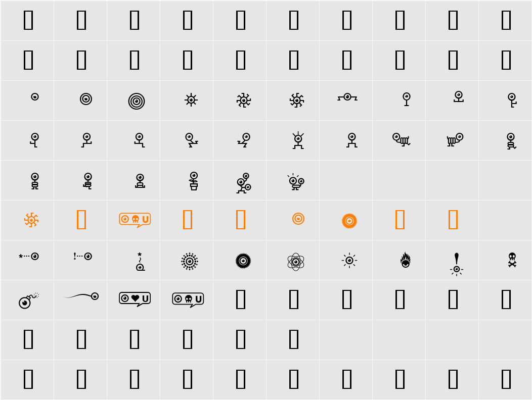Ispy Character Map