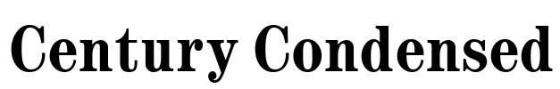 Century Condensed