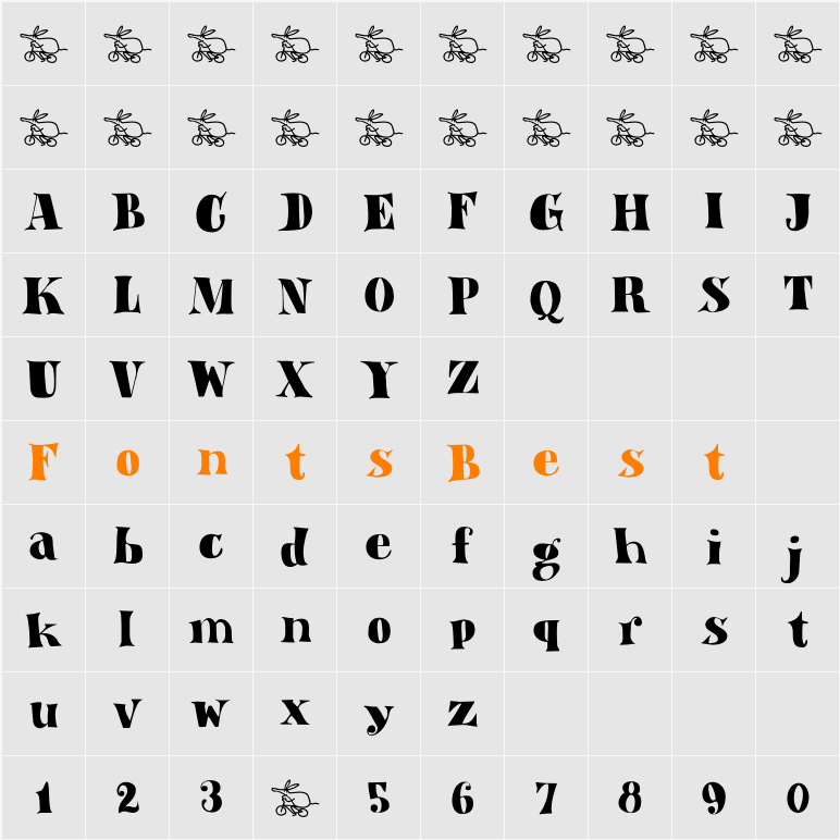 DK Aardvark Dreams Character Map