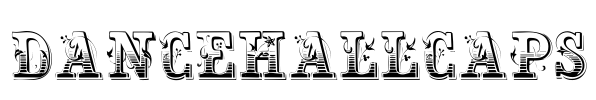 DanceHallCaps Font Image