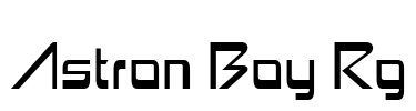 Astron Boy Rg Font Image