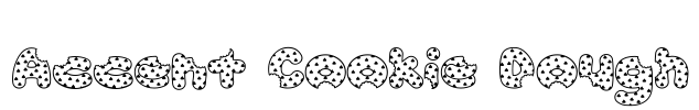 Accent Cookie Dough Font Image