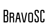 BravoSC Font Image