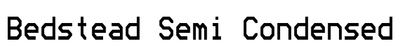 Bedstead Semi Condensed