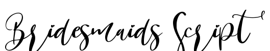 Bridesmaids Script