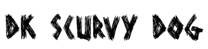 DK Scurvy Dog Font Image