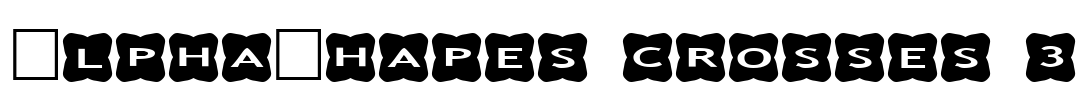 AlphaShapes crosses 3