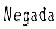 Negada Font Image