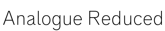 Analogue Reduced