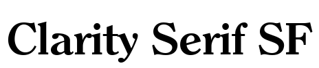 Clarity Serif SF