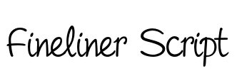 Fineliner Script Font Image