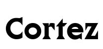 Cortez Font Image