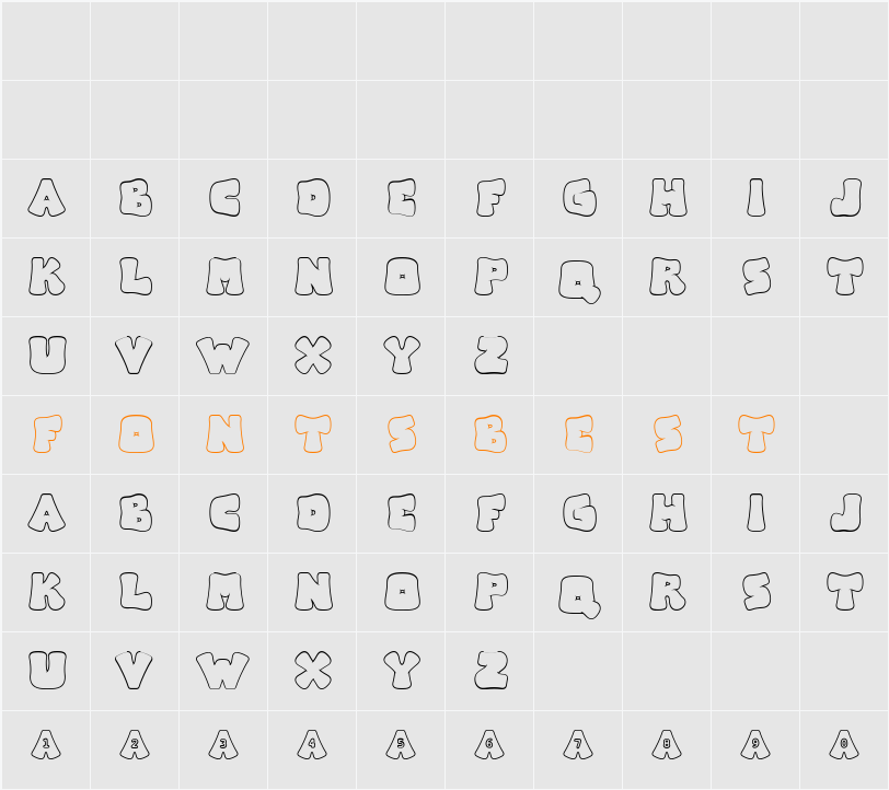 Arise Character Map
